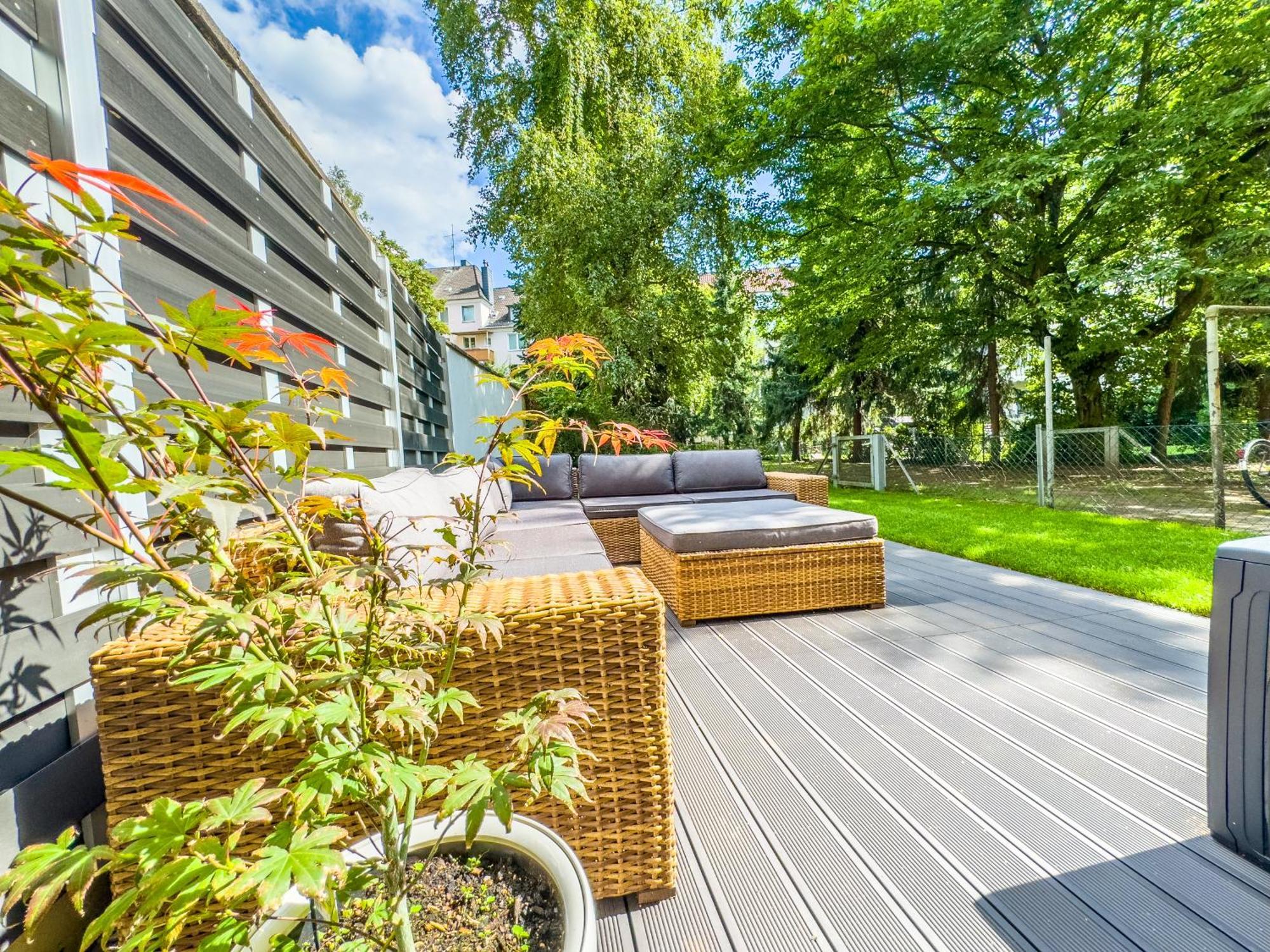 Citynah, Balkon, Grosse Kueche Und Garten Hanôver Exterior foto
